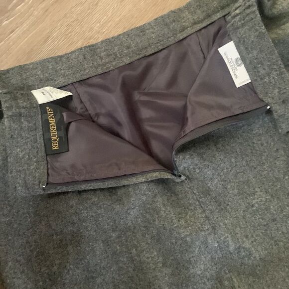 NWT Woolblend requirements pencil skirt front slit size 14 ❤️ - Picture 11 of 16